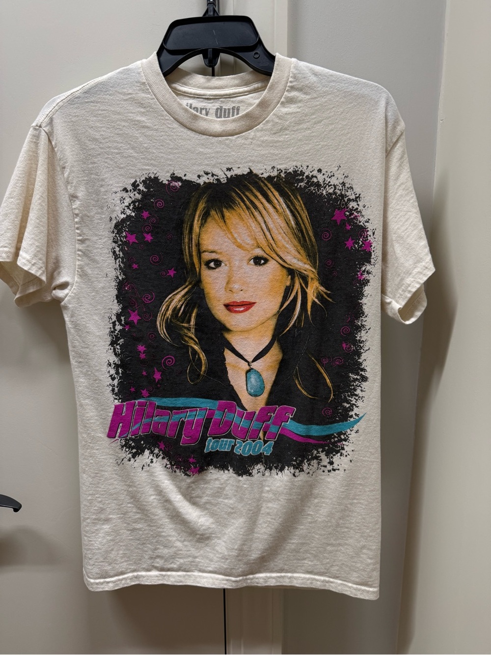 Vintage Reprint Hilary Duff 2004 Tour Graphic Tee
